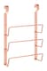 image 1 of Sorello Rose Gold Hanging Pan Lid Rack | Gold