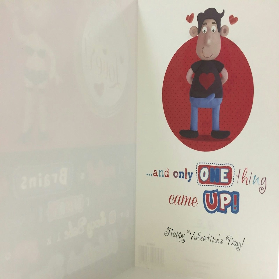 image 1 of To My Luscious Lover Valentine's Day Humour Open Greeting Card
