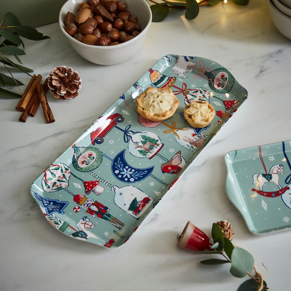 image 1 of Ulster Weavers Christmas Ornaments Tray - Small Multi