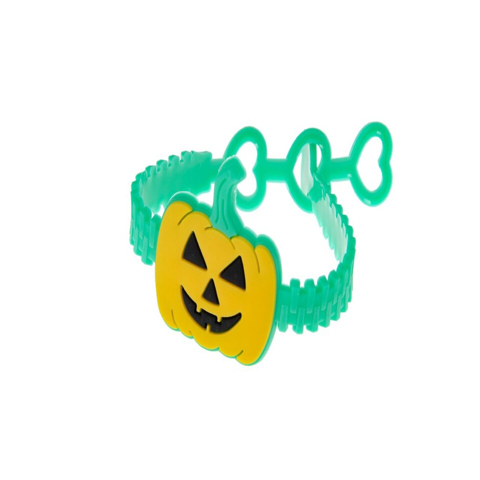 image 1 of Pack of 12 Halloween Rubber Bracelets 19cm