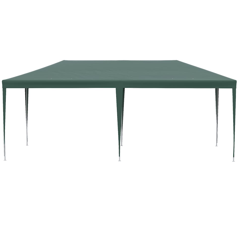 image 1 of Outsunny 6m x 3m Garden Gazebo Marquee Canopy Party Tent Canopy Patio Green