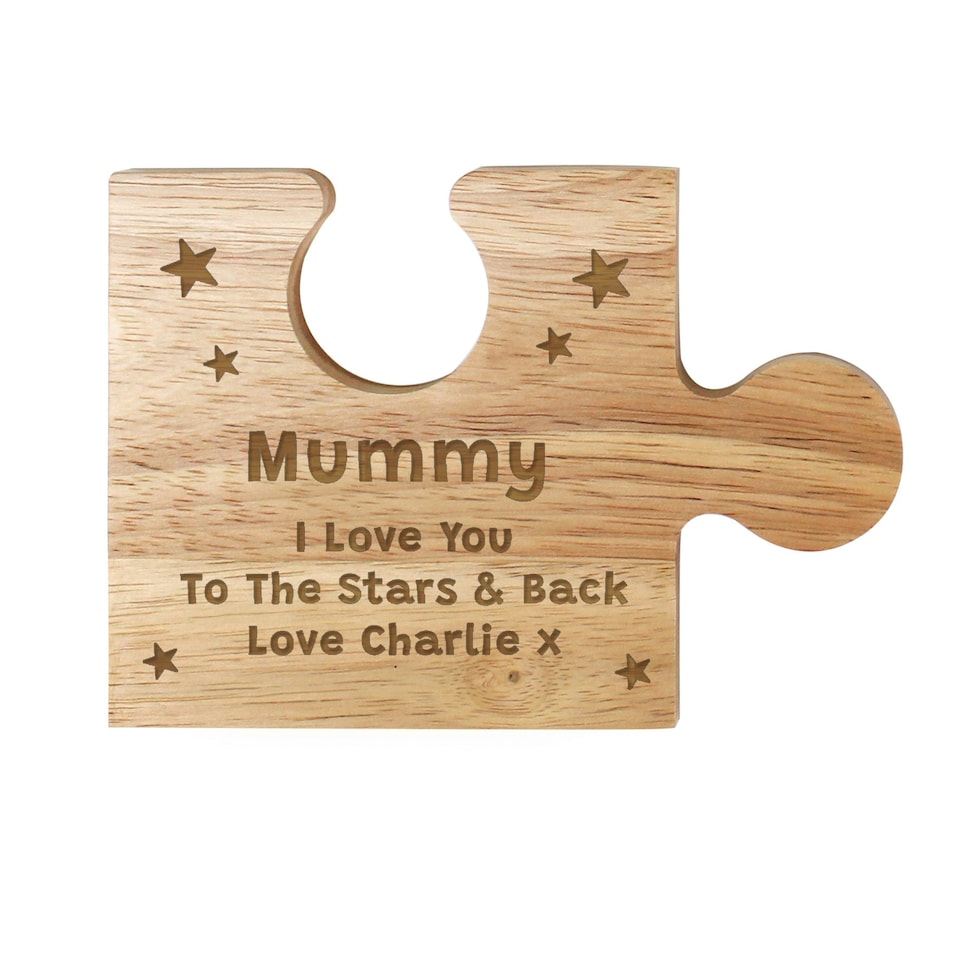 image 1 of Personalised Star Design Jigsaw Piece