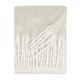 image 3 of Furn Cozy Woven Tasselled Throw | Cream | Ecru | 1