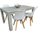 image 1 of Dining Table Set with 4 Chairs Dining Room and Kitchen table set of 4 Grey