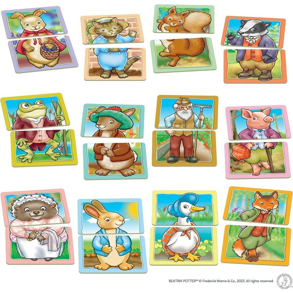 image 1 of Orchard Toys Peter Rabbit Heads And Tails Game