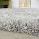 image 5 of KUKOON Silver Grey Deep Pile Shaggy Living Room Area Rug 200cm x 290cm
