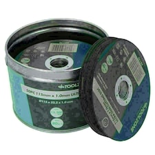 Ultra Thin Cutting Discs 115mm (4.5in) x 1.0mm for Stainless Steel Metal 50pc