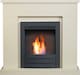 image 1 of Adam Lomond Fireplace in Stone Effect with Colorado Bio Ethanol Fire in Black, 39 Inch