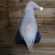 image 5 of 35cm Festive Christmas Sitting Light Up Lit Gonk with Grey Hat and Blue Body