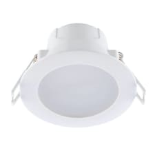 Set of 30 CCT LED Bathroom Downlights - White IP44 Recessed Downlights | White | White | 30