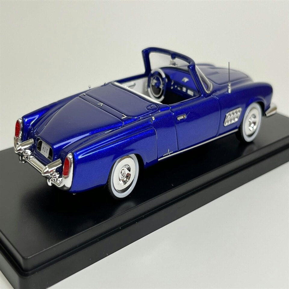 image 1 of 1954 Cadillac Series 62 Pininfarina Blue With White Interior 1:43 Scale Brausi BRA2106