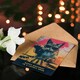 image 4 of Lovely Zeze Grunge DJ Lover Vinyl Decks Non Binary Birthday Card
