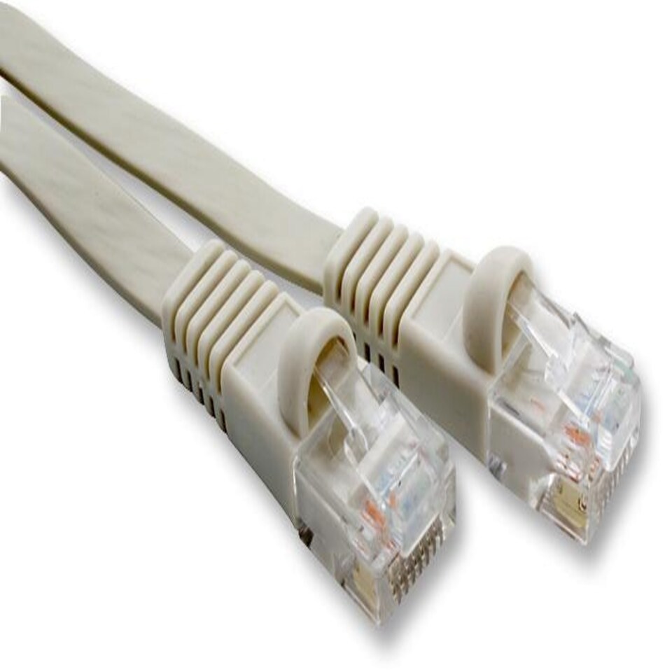 VIDEK - Flat Cat6 UTP Ethernet Patch Lead 0.5m