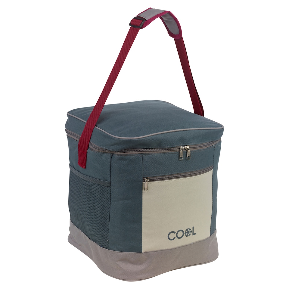 image 1 of Insulated Cooler Bag Shoulder Rucksack | Grey | 1