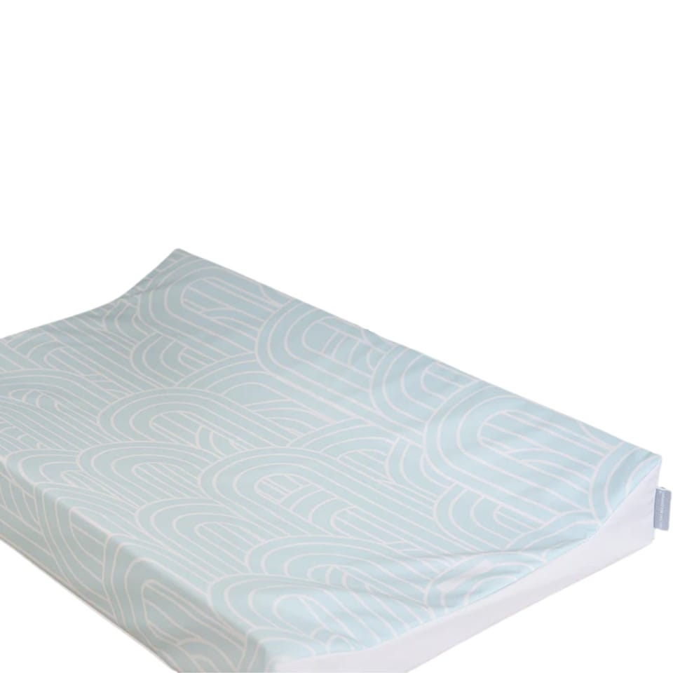 image 1 of Anti-Roll Changing Mat - Melbourne (Ocean Blue)