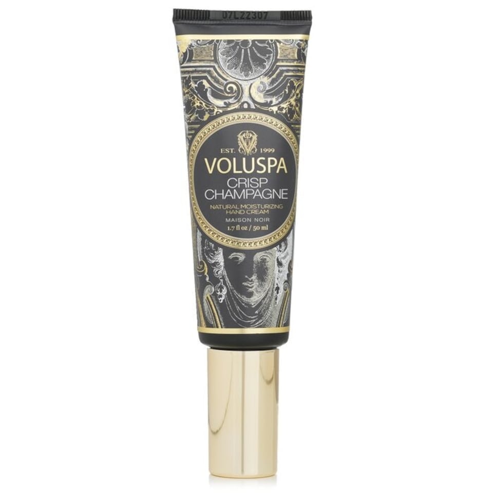 image 1 of Crisp Champagne Natural Moisturizing Hand Cream - Vanilla & Barrel Oak - 50 ml/1.7Oz