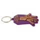 image 2 of Wednesday Give Me A Hand Thing Keyring - Purple/Brown - One Size