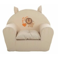 Child's Armchair Jungle 44 x 34 x 53 cm Beige Cream