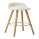 image 2 of Interiors by Premier Normann White Bar Stool