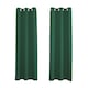 image 6 of Forest Green Blackout Curtains - Dark Thermal Eyelet - 46 x 63 Drop - 2 Panel