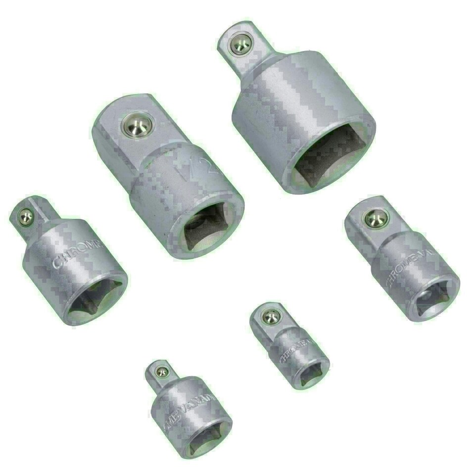 image 1 of 6pc Adapter Step Up Down Socket Adaptor Ratchets Sockets TE236