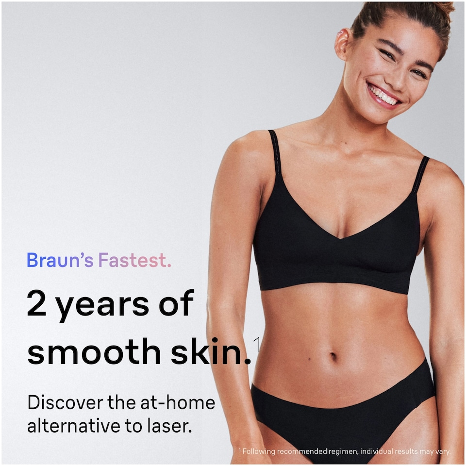 image 1 of Braun Smart IPL Skin i·expert, At Home Hair Removal, Pouch, Venus Razor, 2 Heads, PL7147