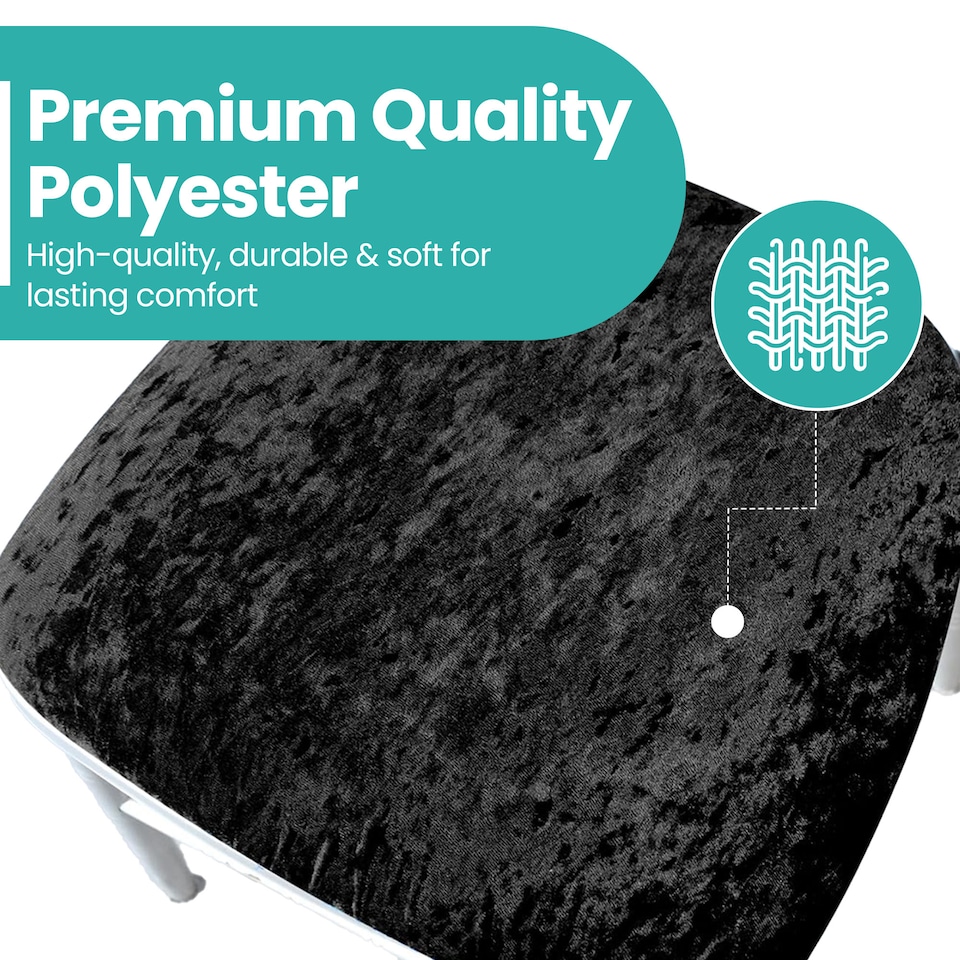 image 1 of Velvet Dining Chair Covers, Spandex High-Back Chair Slipcovers