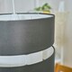 image 1 of ValueLights Sophia Large Black 2 Tier Ceiling Light Shade