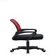 image 3 of MOF Adjustable Office Chair Ergonomic Mesh Swivel Computer Comfy Desk/Executive Work Chair with Arms and Height Adjustable Style103 Red