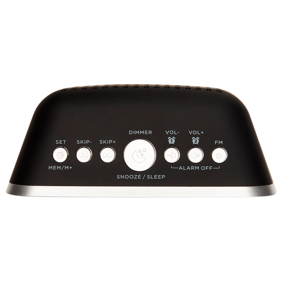 image 1 of Aiwa CRU-19 Radio Alarm Clock  in Black