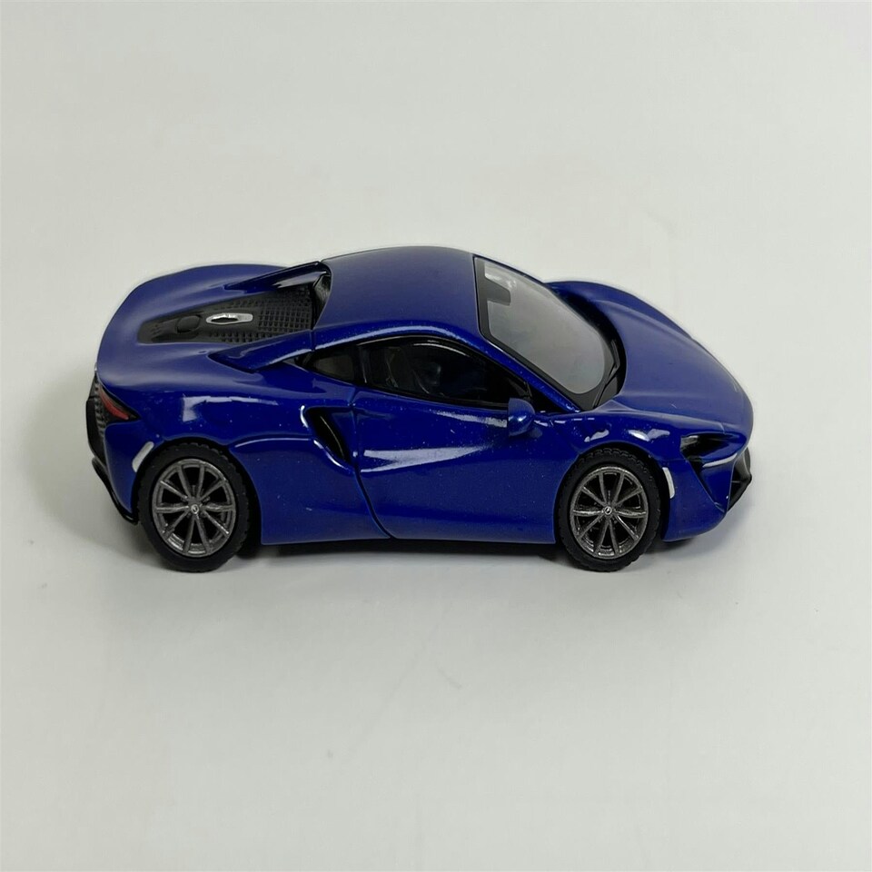 image 1 of McLaren Artura Volcano Blue RHD 1:64 Scale Mini GT MGT00430R