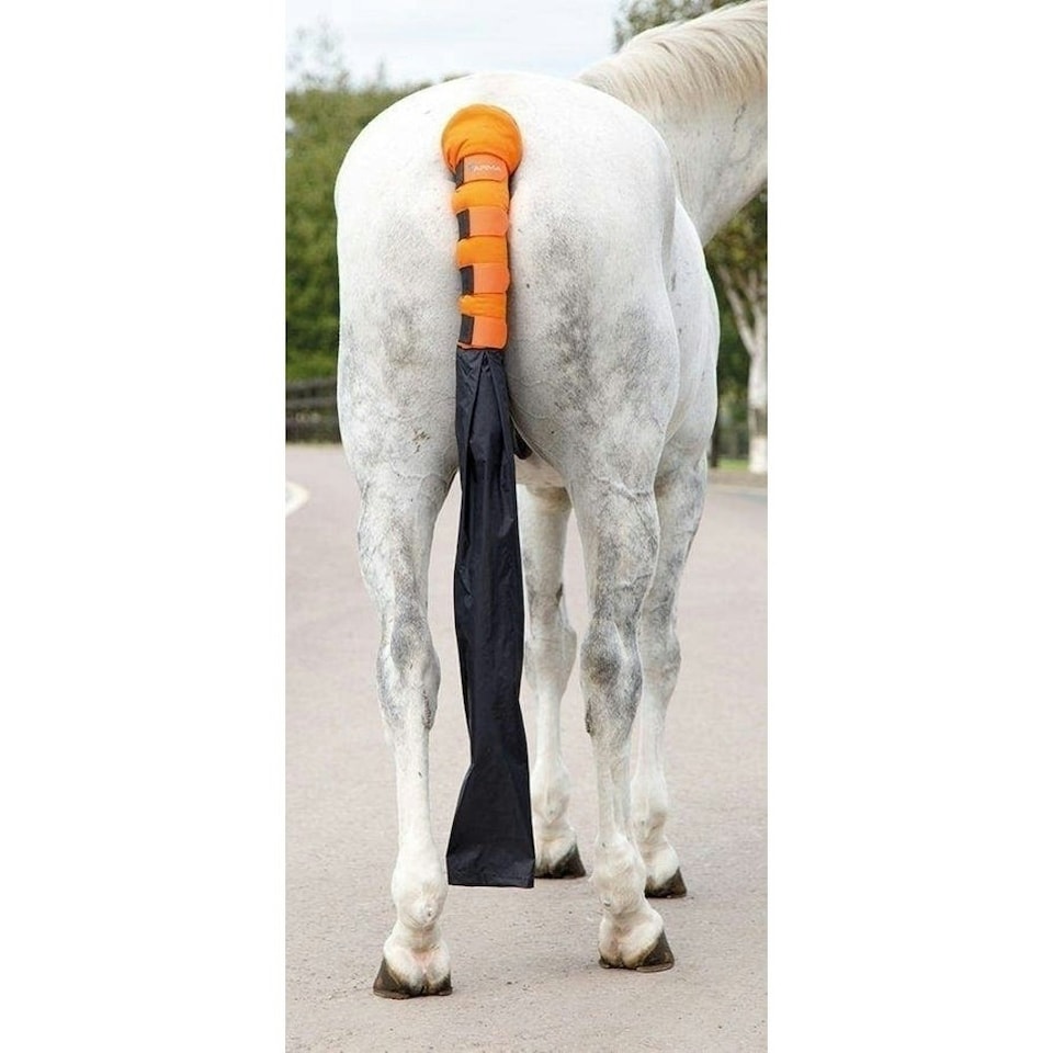 image 1 of ARMA Horse Tail Guard With Bag - Orange - One Size