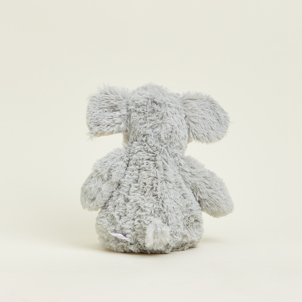 image 1 of Warmies Plush Elephant Microwavable Weighted Teddy with French Lavender Scent, Hot or Cold for Cool Relaxation and Warm Relief