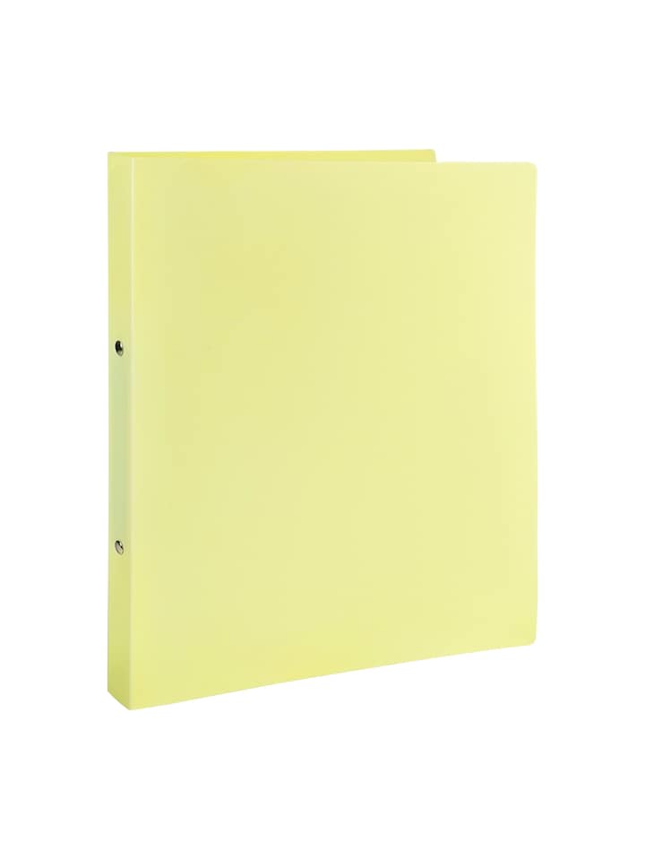 image 1 of Pack of 10 Pastel Yellow A4 Ring Binders | Yellow | 10