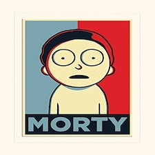 LX - RICK AND MORTY (MORTY CAMPAIGN) - POSTER / PRINTS