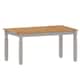 image 3 of Mercers Furniture Corona Grey Wax 5'0" Dining Table & 4 Chairs Solid Wood Pine Wooden Kitchen Dining Set with Mexican Styling