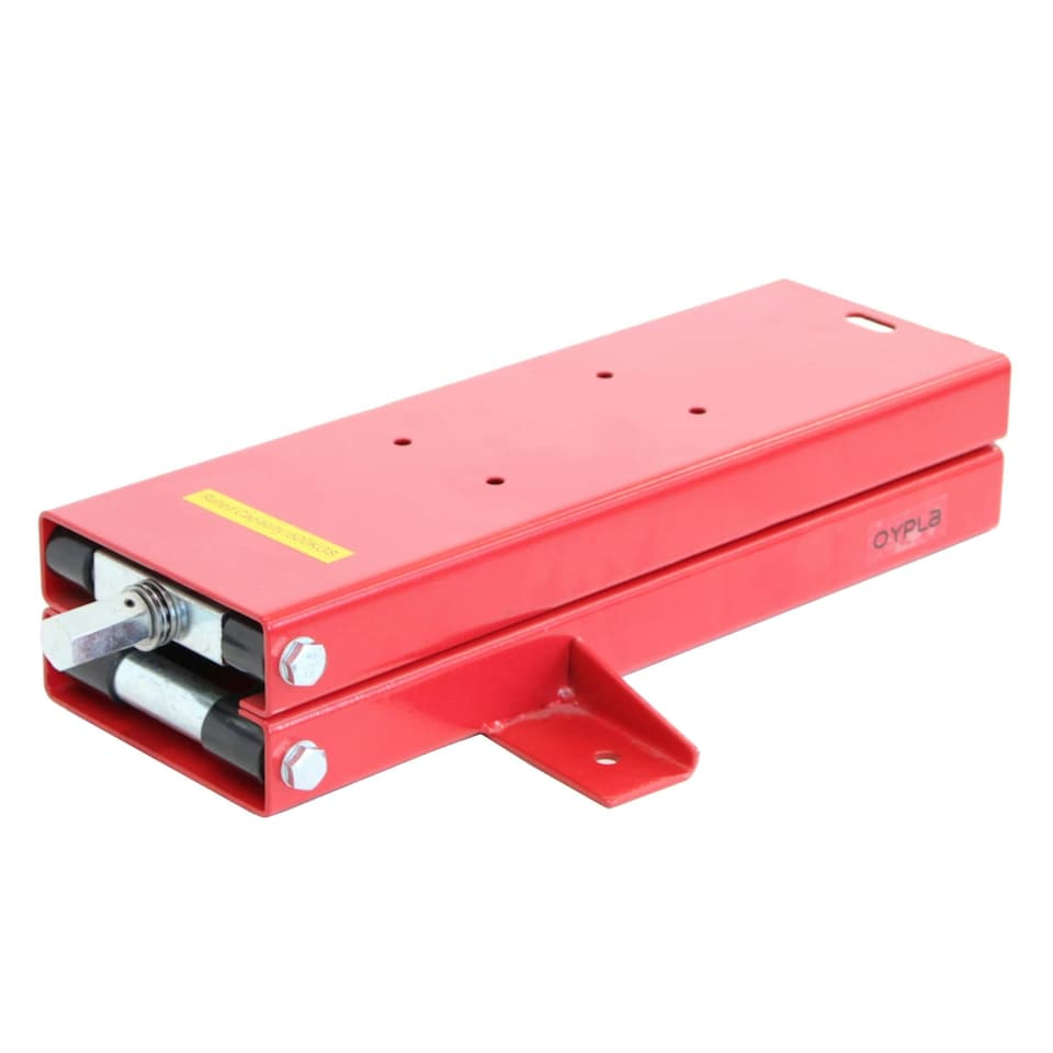 image 1 of Oypla Heavy Duty 500kg Motorcycle Motor Bike Stand Scissor Lift Jack Workshop Red