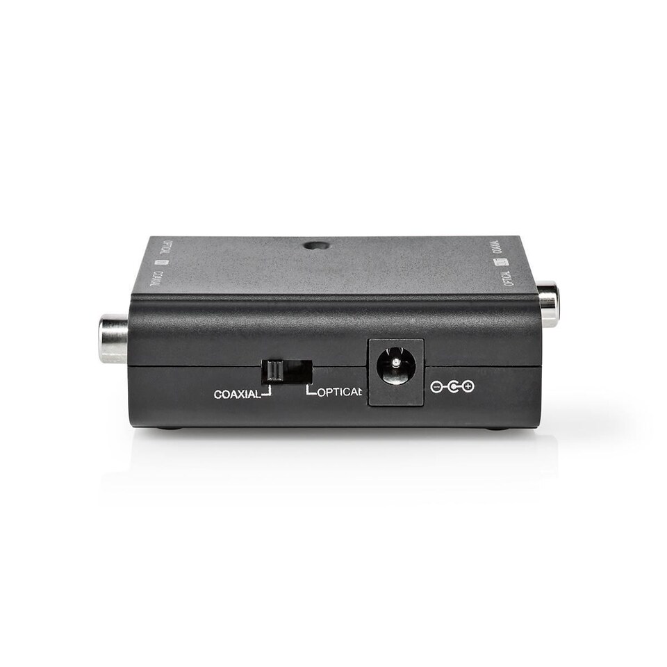 image 1 of Nedis Digital Audio Converter, Bi-Directional Toslink Optical to Coaxial RCA S/P-DIF DAC, Converts Coaxial to Optical & Vise versa, Supports Dolby Digital 5.1 DTS AAC