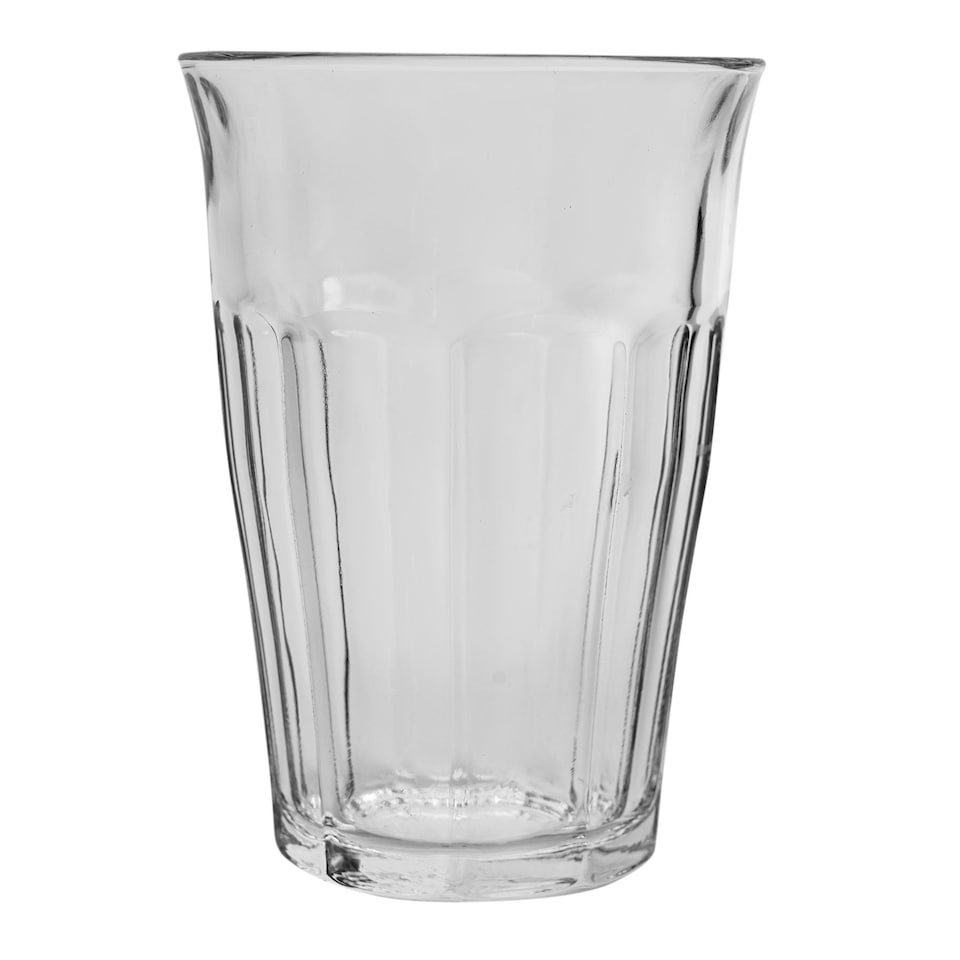 image 1 of Duralex Picardie Water Glass without Filling Mark, 360ml, Pack of 6 | Multi | Clear