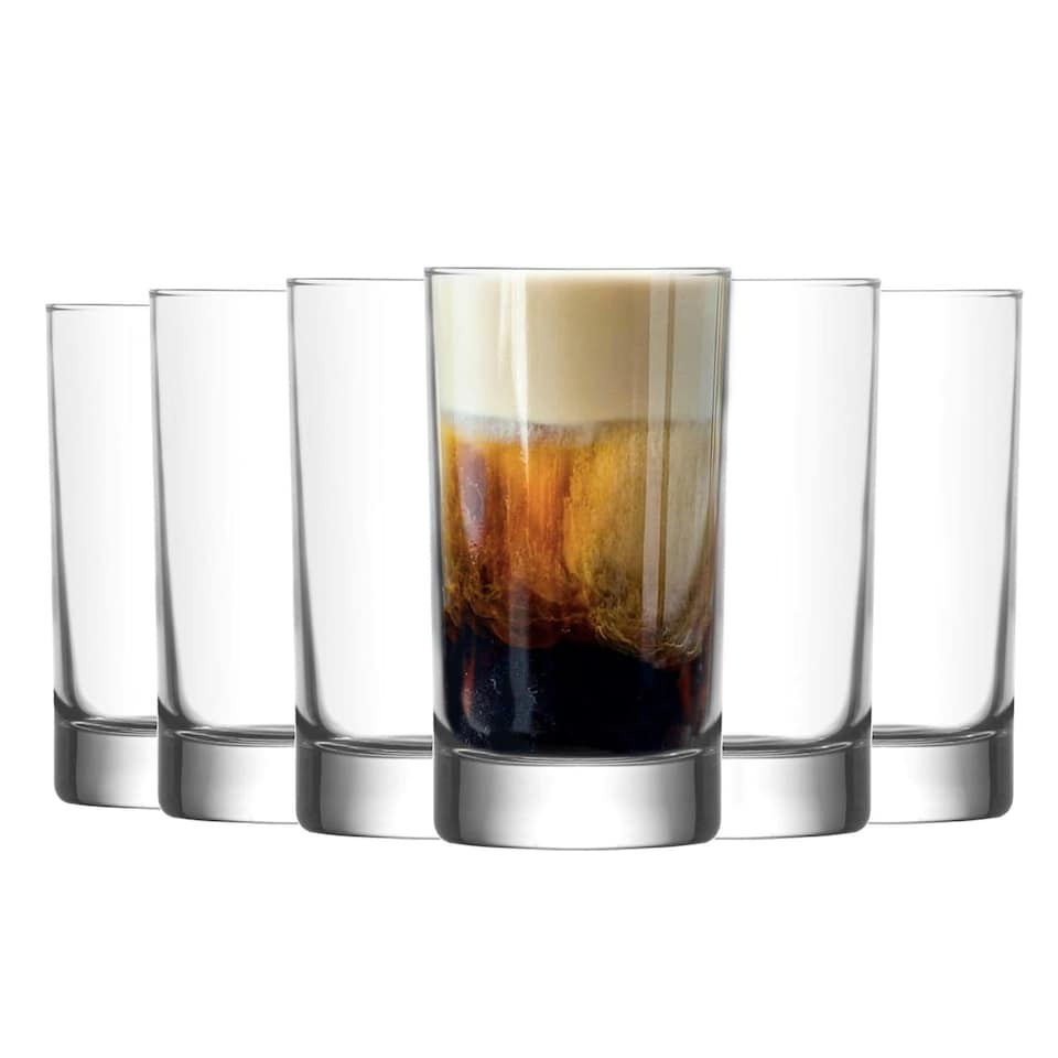 image 1 of LAV Ada Shot Glasses - 150ml - Clear - Pack of 6 Clear