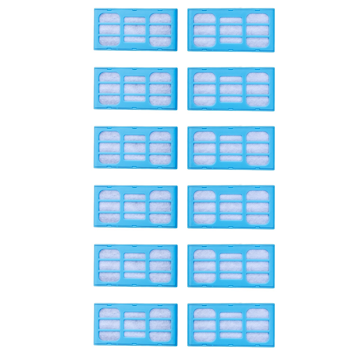 Kct compatible 2pc pet mate replacement filter cartridges - 6 pack blue 1