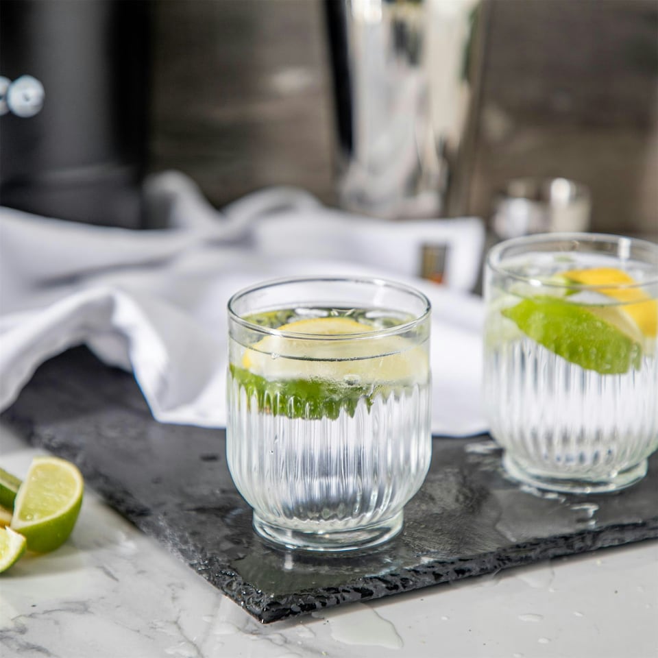 image 1 of LAV 12pc Tokyo Glassware Set - Clear Clear