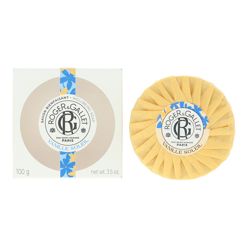 image 1 of Roger & Gallet Vanille Soleil Wellbeing Soap 100g