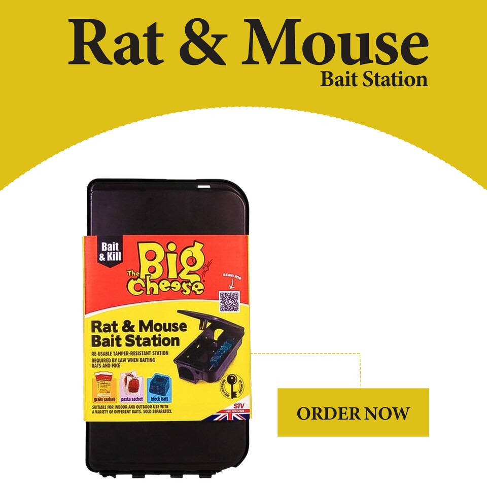 image 1 of The Big Cheese Rat and Mouse Bait Station Tamper Resistant Lockable Indoor Outdoor