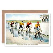Sport Memorabilia Cycling Bicycle Racing USA Art Card