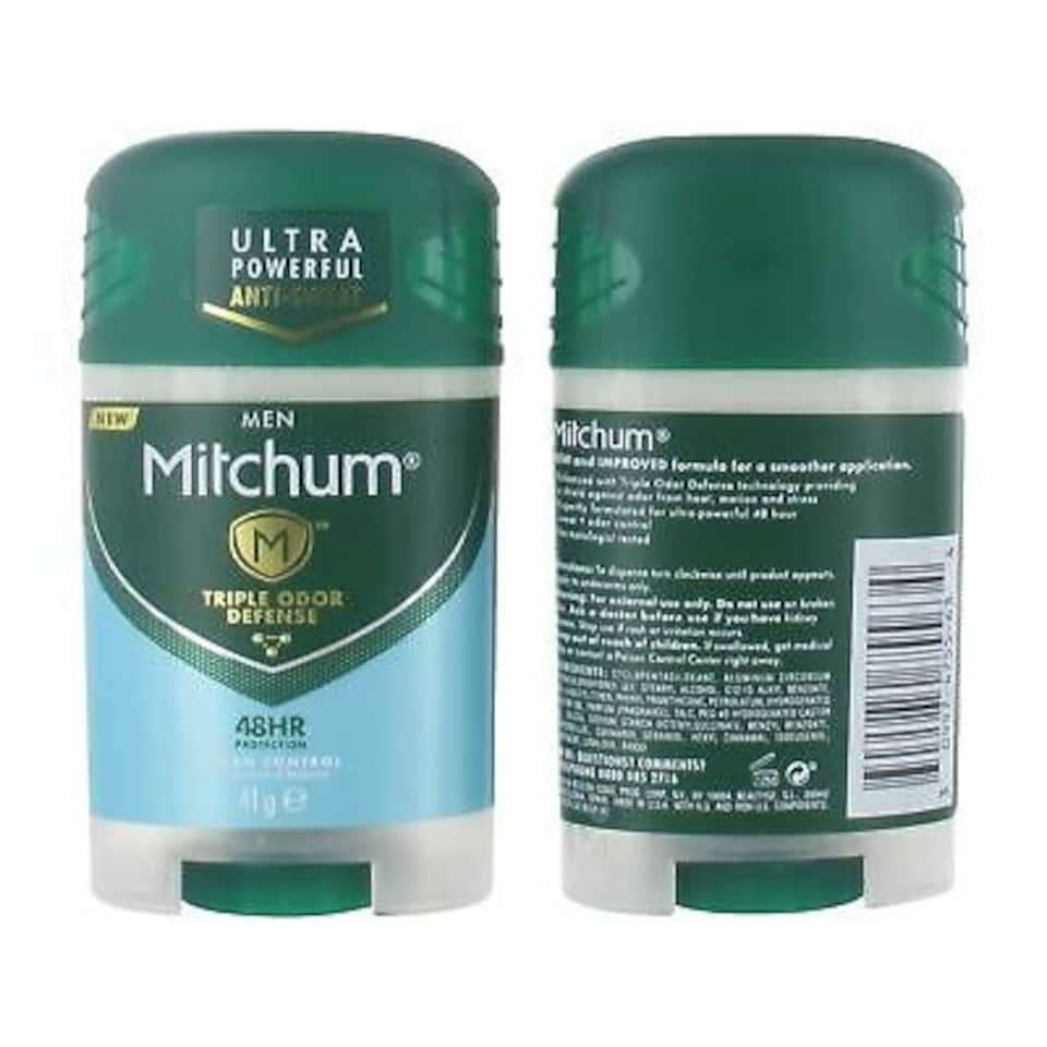 image 1 of Mitchum Stick Anti-Perspirant Deodorant Clean Control 100ml Pack of 6