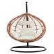 image 1 of Interiors by Premier Stable Natural Rattan Effect Hanging Chair, Stylish Lounge Chaiir, Versatile Garden Chair, Stable Lawn Chair