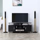 image 2 of HOMCOM TV Unit Cabinet with Storage Shelves and Cupboard Center