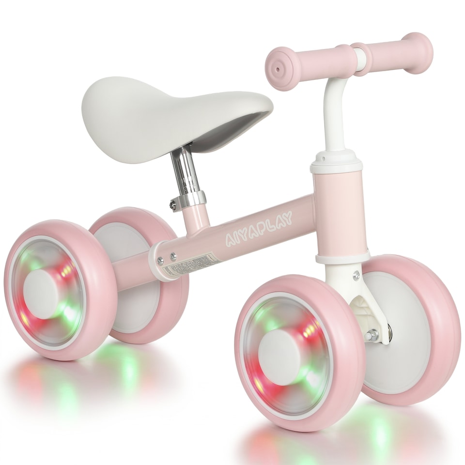image 1 of AIYAPLAY Baby Balance Bike for 1-2 Year Olds, Light-up Toddler Balance Bike