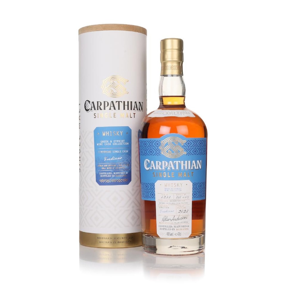 image 1 of Carpathian Single Malt Vradiano Cask Finish - Greek  Cypriot Wine Cask Collection